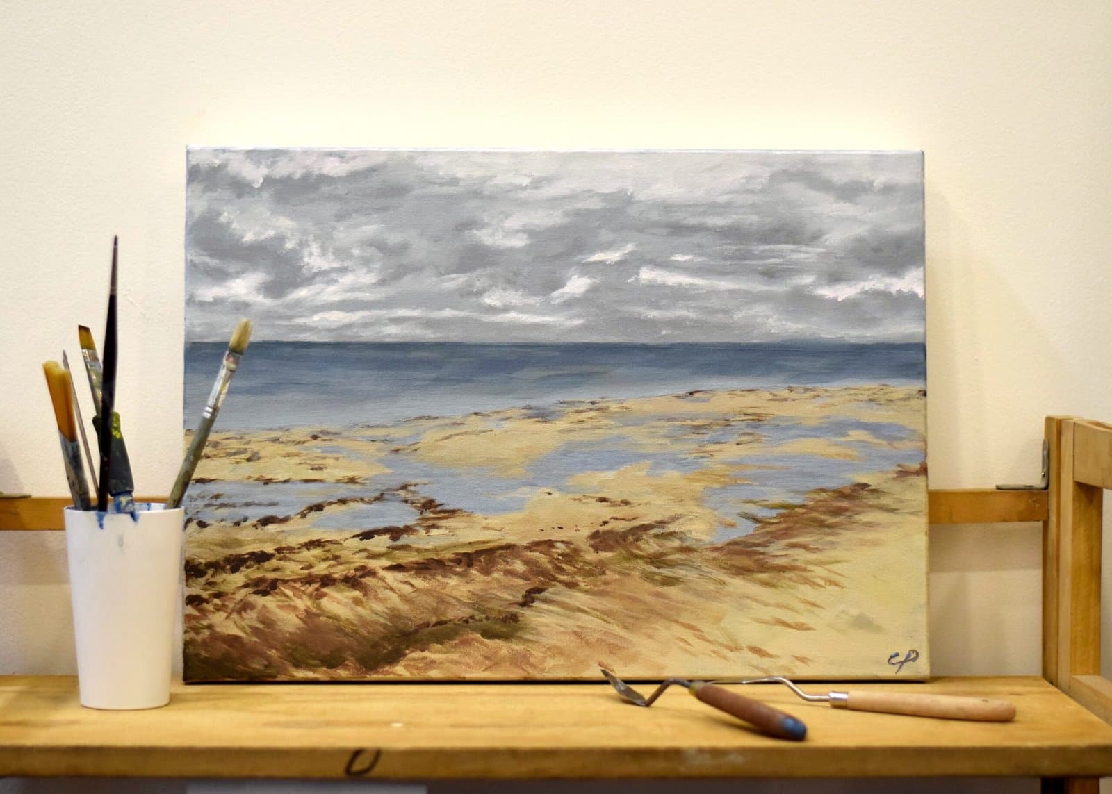 Apaisante - Peinture contemporain par Claire Prevost