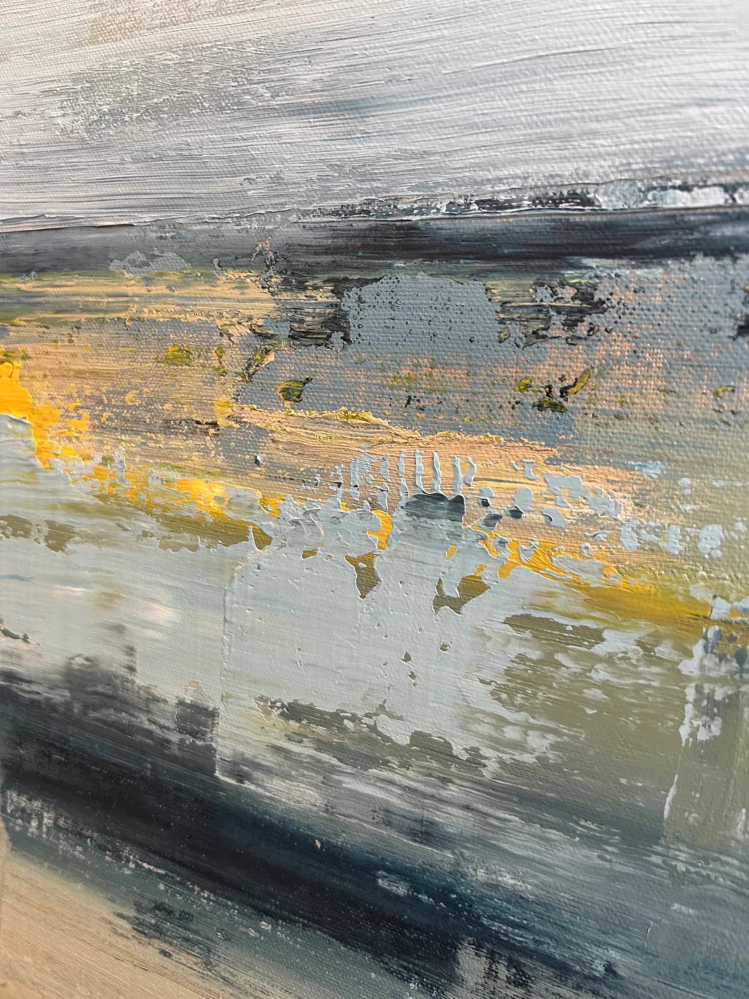 Étendue d'eau sur le sable