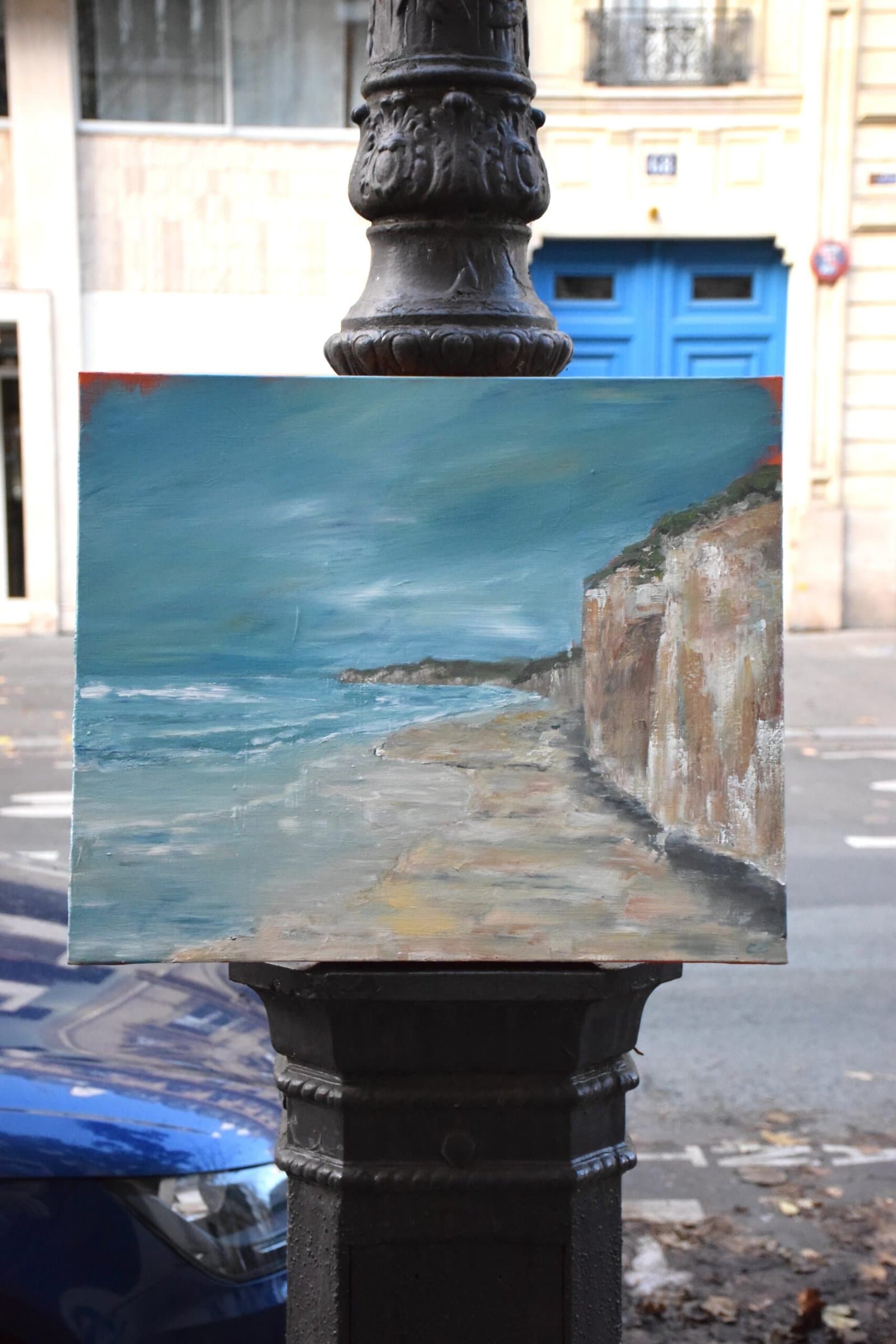 Marée basse à Varengeville - Exposition dans Paris