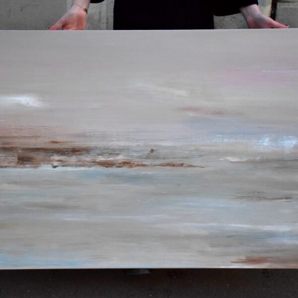 Matinée embrumée - Peinture contemporain par Claire Prevost